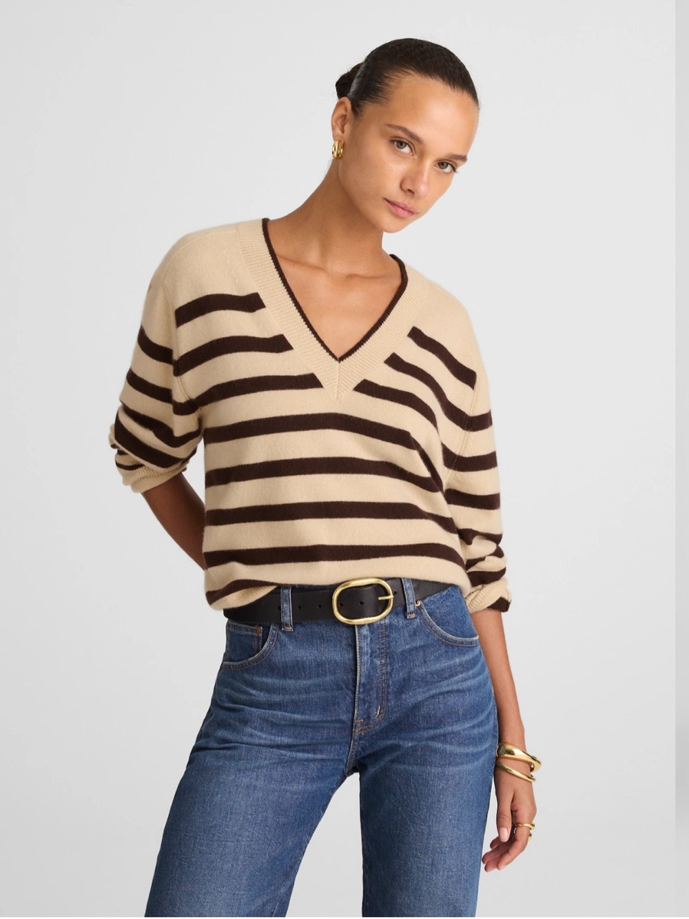 Madewell cashmere v-neck sweater